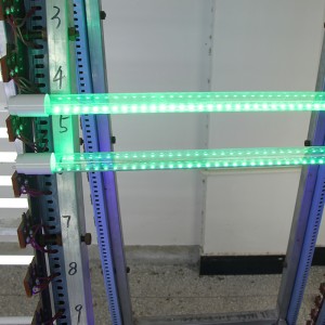 60CM T8 Ronahiya rengîn a kesk Ies Pelên LED Tube