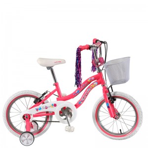 אופני ילדה 16 אינץ' עם צמיגים לבנים/23WN028-16"