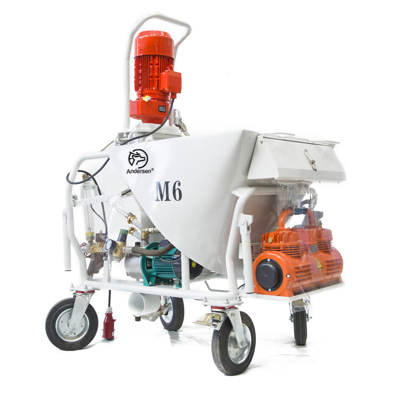Bomba mezcladora M6 para máquina automática de pulverización de yeso en oferta en Andersen Imagen destacada