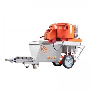 Máquina de pulverização de argamassa de parafuso de concreto S6 Pulverizador Máquina de pulverização de argamassa de cimento
