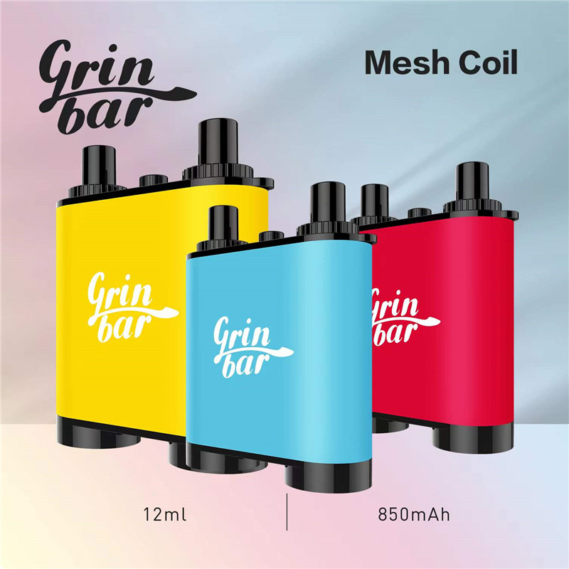 តេឡេស្កុប Grinbar លក់ក្តៅឆ្នាំ 2022 ដែលអាចបញ្ចូលថ្មបាននៃប៊ិច vape 5000 puffs mesh coil (3)
