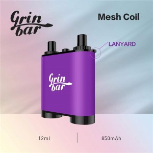 grinbar 10000 puffs vape box mesh coil rechargeable disposable ecig