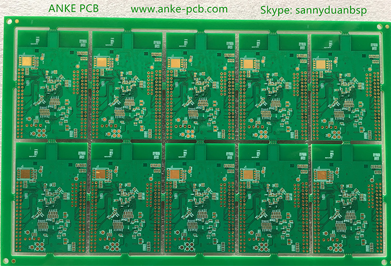 Kënschtlech Intelligenz 8 Layer PCB mat Vais am Pad Tech
