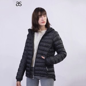 Women’s Fashion Winter print quilted Jacket Warm Fake down outwear casual windbreaker Quilted Coats