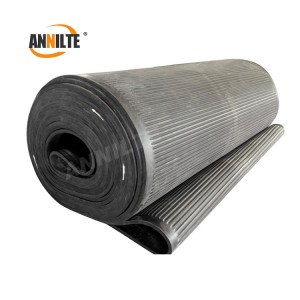 Anilte Professional Manufacturer Black Pressmachine Belt Vacuum Rubber Filter Belt For Minerals Metallurgy