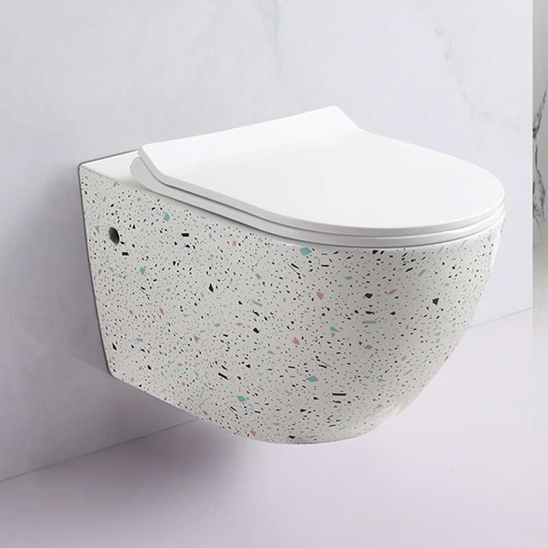Çin wc sifonik tek parça Banyo duvara asılı tuvalet