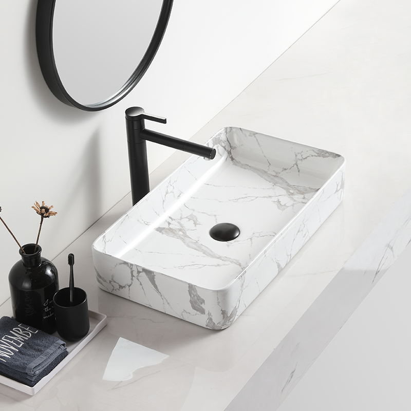 Nowoczesna umywalka раковина для ванной комнаты водонепроницаемая столешница