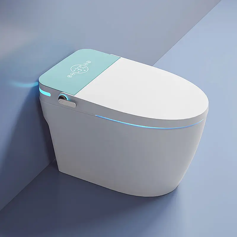 Bồn cầu thông minh xả nước tự động WC không vành thông minh