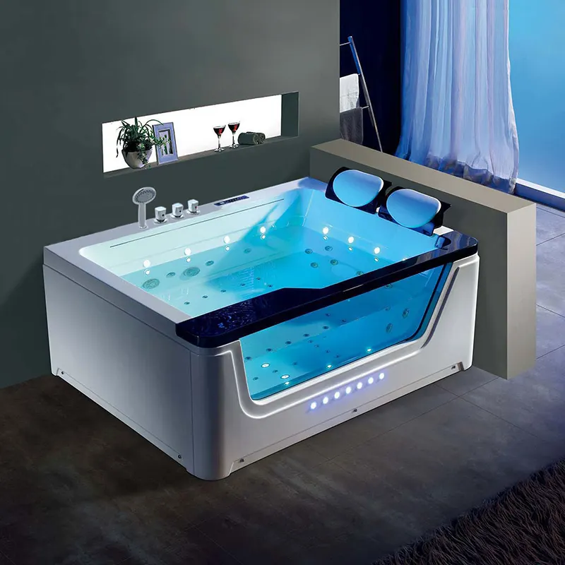 Acrylic Indoor Hydromassage Charybdis Spa Bathtub