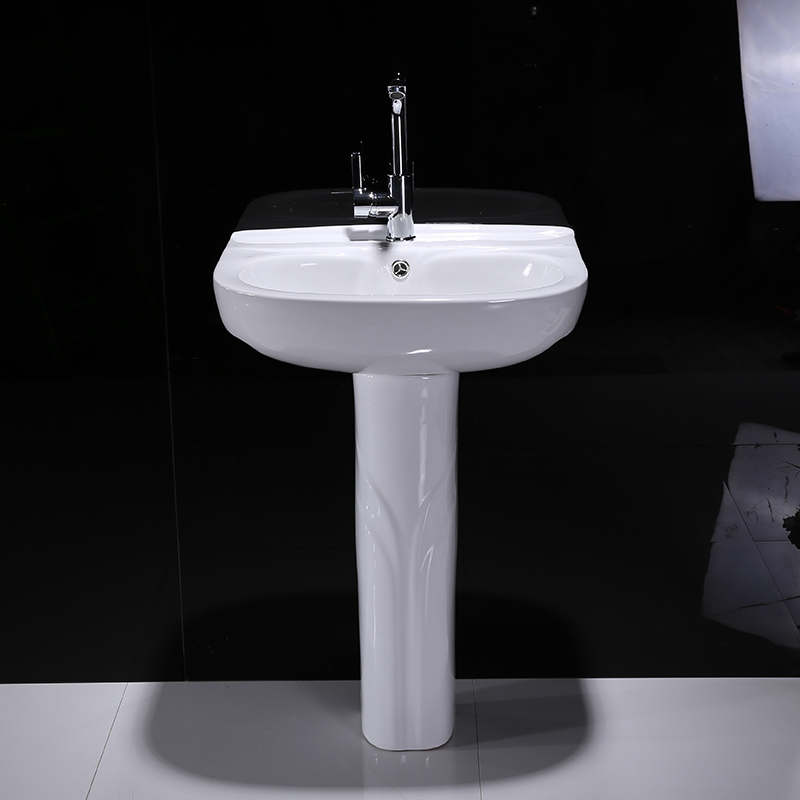 Classical face basin wolnostojaca ceramiczna umywalka two-pieces pedestal basin floor stand bathroom sink