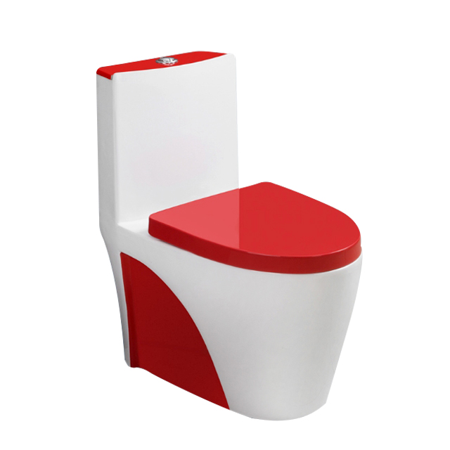 عمده فروشی S-trap رنگی کمد آب حمام توالت صرفه جویی در مصرف آب سرامیک یک تکه