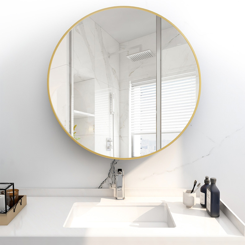 bath round wall hanging shower bathroom mirror