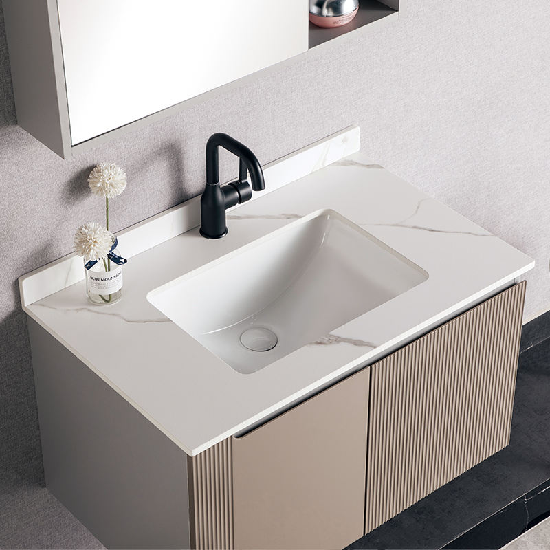 Ceramic Vanity Top Single Lavatory Sink Bathroom Wash basin