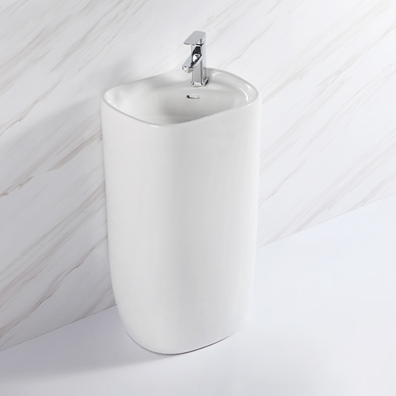 Art Modern Free Standing Keramik Bathroom Sink Sanitary Wash Basin Keramik Waschbecken