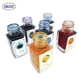 18ml Glitter Powder Color Calligraphy Writing Painting Bottled Fountain ปากกา หมึก
