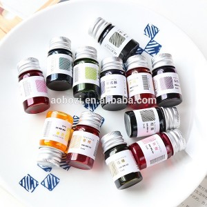 7ML/Bottle Handmade Powder Color Inki For Fountain Dip Pen Calligraphy Writing Painting Graffiti Non Carbon