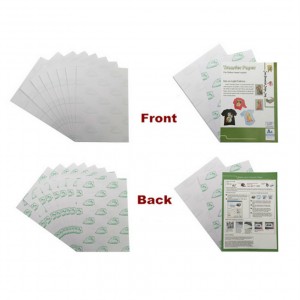 A4 storlek sublimering värmeöverföring pappersrulle för sublimering polyester tyg utskrift