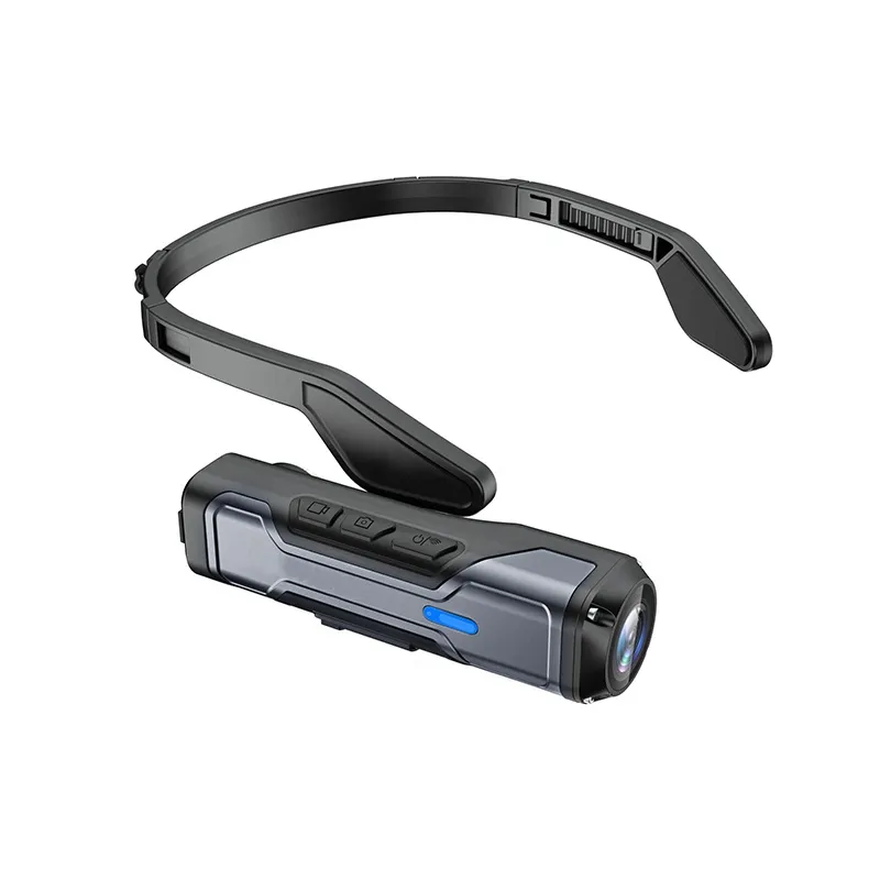 Aoedi AD716 2.7K Sony Sensor Eis Wifi مقاوم للماء يمكن ارتداؤه على الرأس كاميرات رياضية