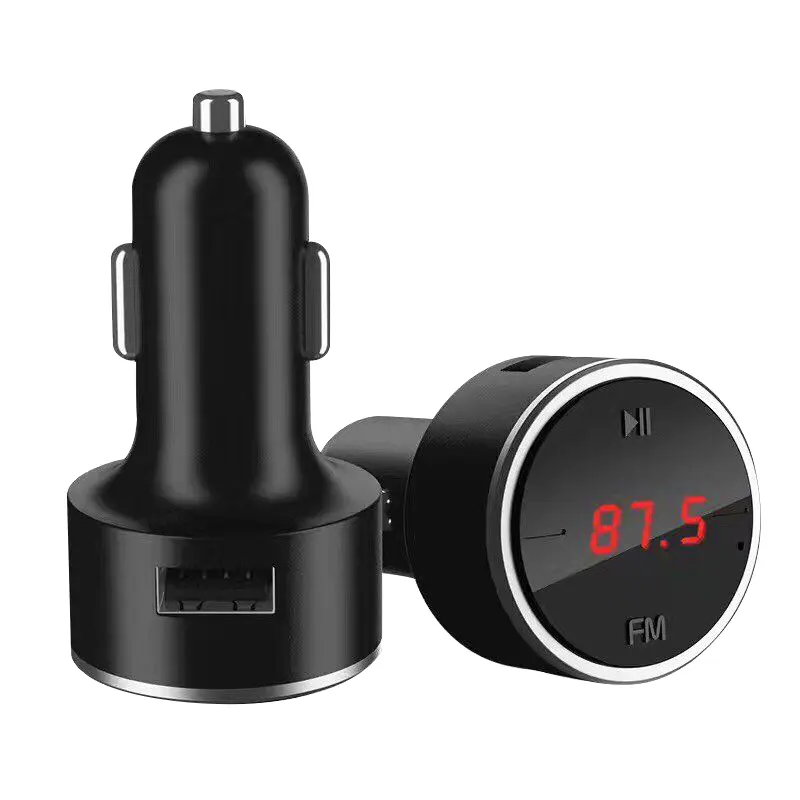 Aoedi AD960 Bluetooth Car Kit Reproductor MP3 Manos libres Transmisor FM inalámbrico para coche Cargador de coche USB dual