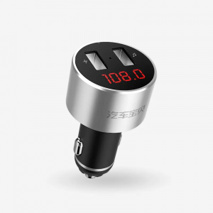 Aoedi AD988 inalámbrico dual puerto USB reproductor de MP3 para coche manos libres transmisor FM para coche cargador USB Bluetooth