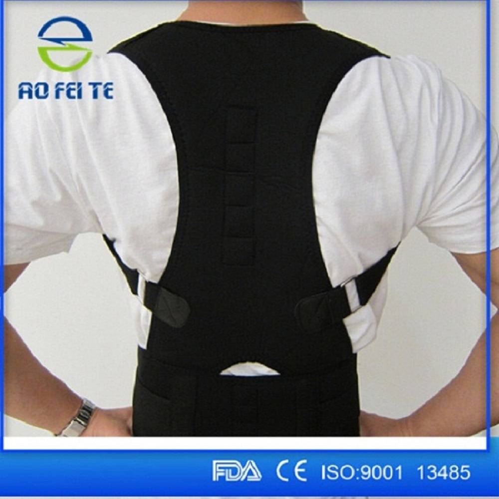 Shoulder support magnetic posture corrector brace belt