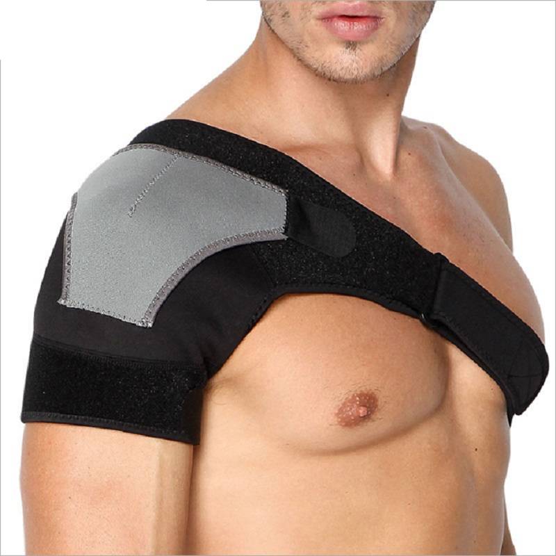 Држач за поддршка на рамената, Еластичен заштитник за дише мрежести панели Поддршка за рамото