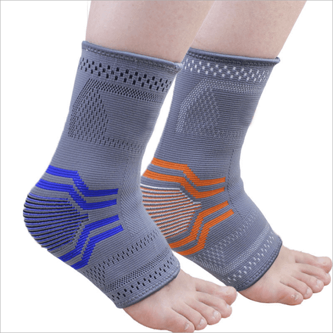 Thandizo la Ankle Sleeve,Wholesale Elastic Breathable Sports compression ankle sleeve