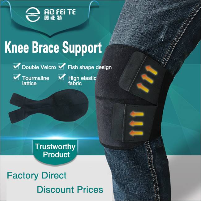 תמיכה בעיטוף ברכיים, לוגו מותאם אישית הקלה על תמיכת כאבים תמיכה בריצה ספורטיבית