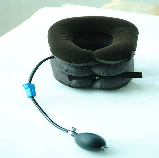 Molala Traction Device, theko ea fektheri Half-flanel Inflatable Air Neck Traction Device
