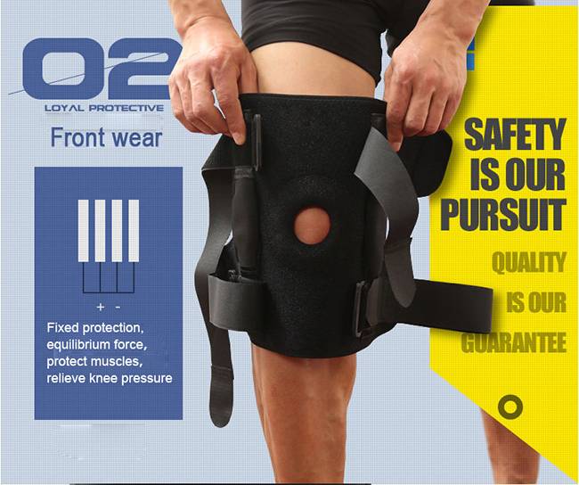 Proteza za potporu koljena, tvornica direktno opskrbljuje sport Podesivi steznik za potporu koljena za planinarenje