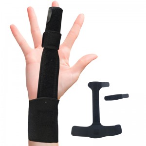 podpórka na palec, ortopedyczna aluminiowa przedłużka artretyzmu młotek kciuk wskaźnik środkowy złamany palec orteza na ortezę usztywniającą