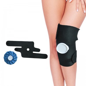 пакување мраз на колена, висококвалитетно еднократно за ублажување на болката, спортски перничиња со мраз за повреда, обвивка за носење, носач за колено