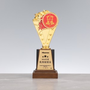 Металлический трофей по индивидуальному заказу с любым логотипом, любой отделкой