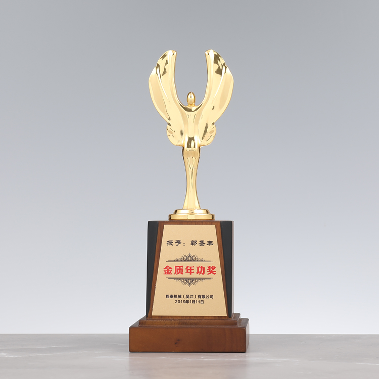 Kohandatud metallist trofee mis tahes logoga, mis tahes viimistlusega