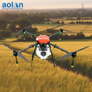 Salokāms lauksaimniecības ķīmiskais drons, inteliģents lidojošs Uav drons ar GPS Agro dronu pesticīdu dron mēslojuma izkliedētājiem
