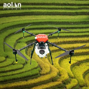10L rentabls lauksaimniecības tehnikas aprīkojums Lauksaimniecības dronu smidzinātājs kultūru izsmidzināšanai