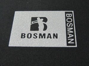 Reflective heat press labels for clothing