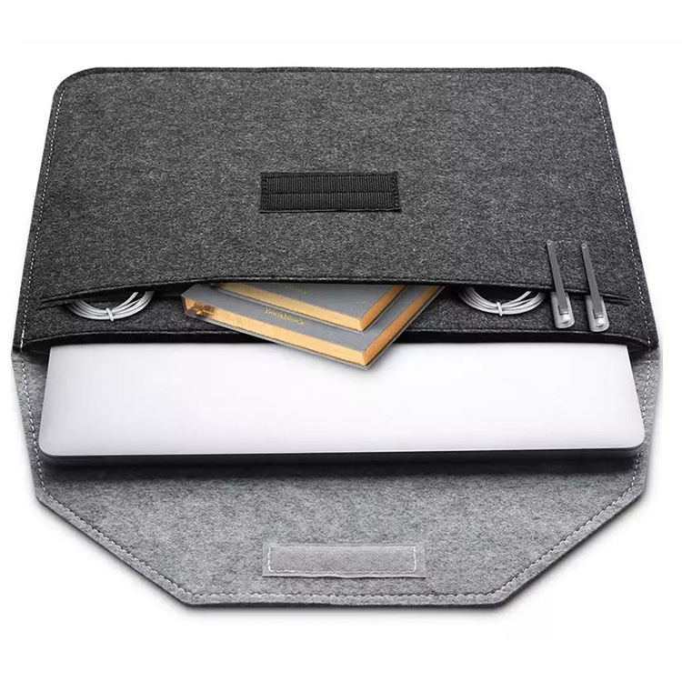 Tilpasset all tommers filt laptopveske Mørkegrå Laptop Sleeve Case Cover