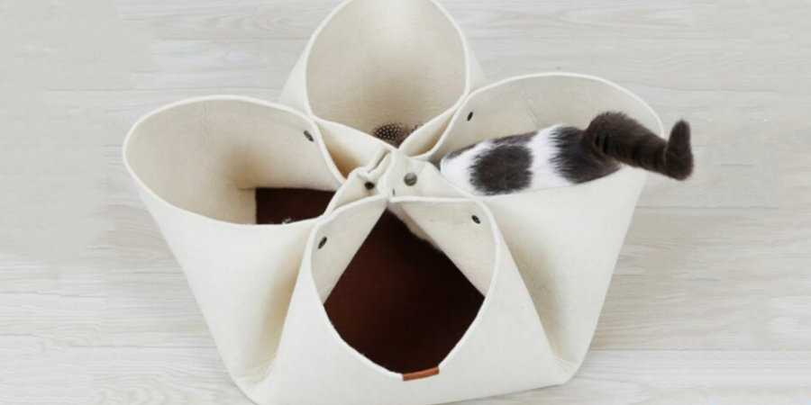 Lodër multifunksionale për luajtje interaktive për kafshët shtëpiake Tuneli i kombinuar i shtratit të maceve