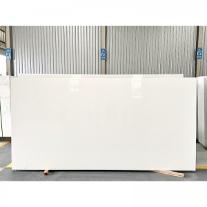 Pure white kitchens with quartz countertop APEX-6601(POPULAR PRODUCT)