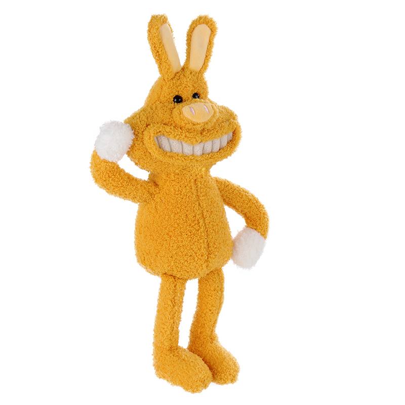 Konyana ea Apricot Pumpkin Smile Bunny Stuffed Animal Soft Plush Toys