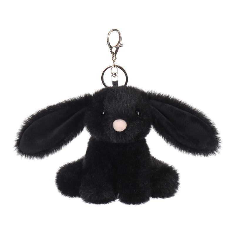 Абрикосовый ключик ягненка-черный кролик, мягкие плюшевые игрушки