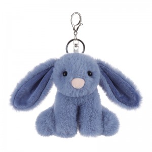 Apricot Lamb Key-navy Blue Vid Bunny Stuffed Animal Soft Plussh Toys