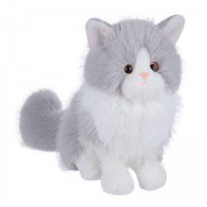 М'які плюшеві іграшки з м'якими тваринами Apricot Lamb® Dingdang British Short Blue White Cat