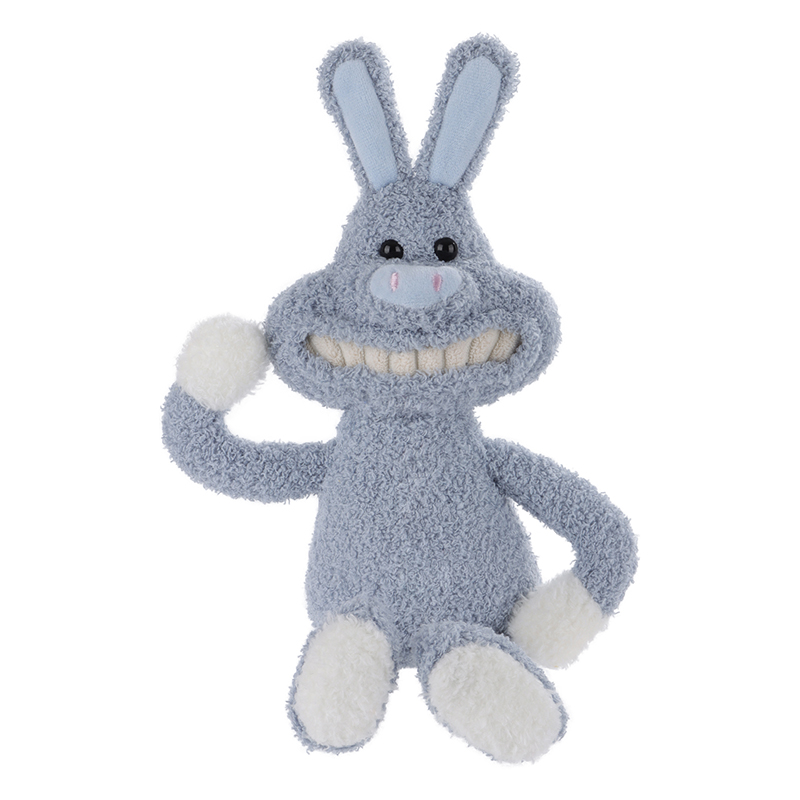 Apricot Lamb Blue Smile Bunny Stuffed Animal Soft Plussh Toys
