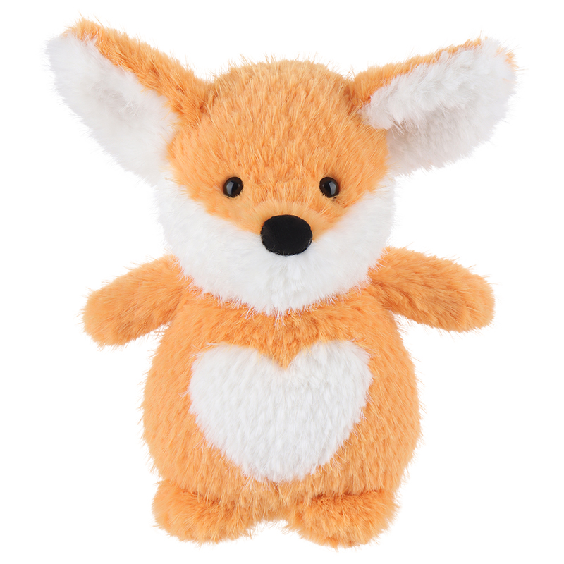 Зардолу барра Cuddle Fennec Fox мариновани Animal Soft Plush бозичаҳои