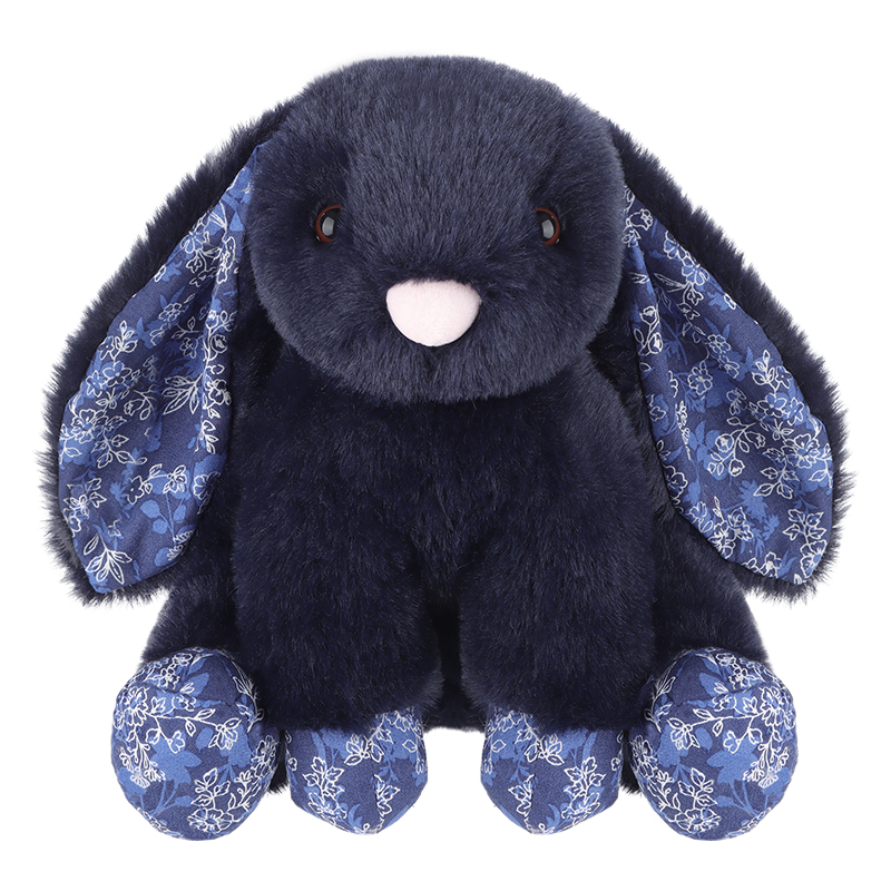 משמש כבש שדה ארנבת כחול עמוק צעצועי קטיפה ממולאים בעלי חיים