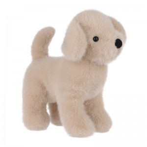 Зардолу Барраи бенуқсон labrador-крим мариновани Animal Soft Plush Toys