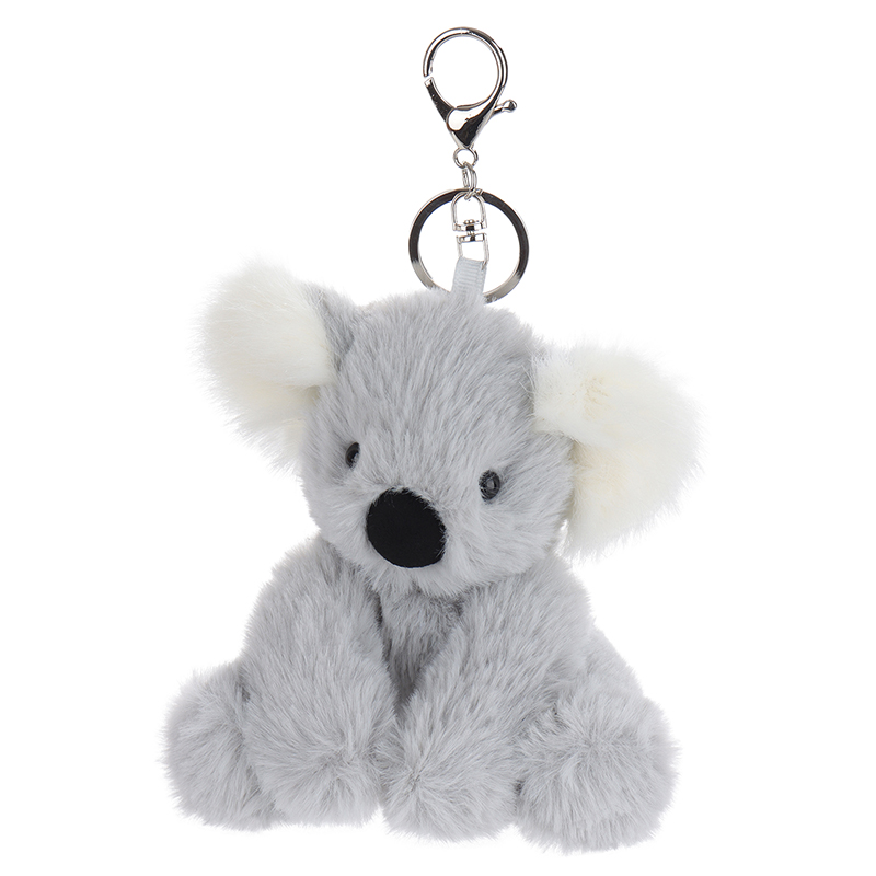 Apricot Lamb Cute Toys Պլյուշ Smart Koala լցոնած Կենդանիների Keychain