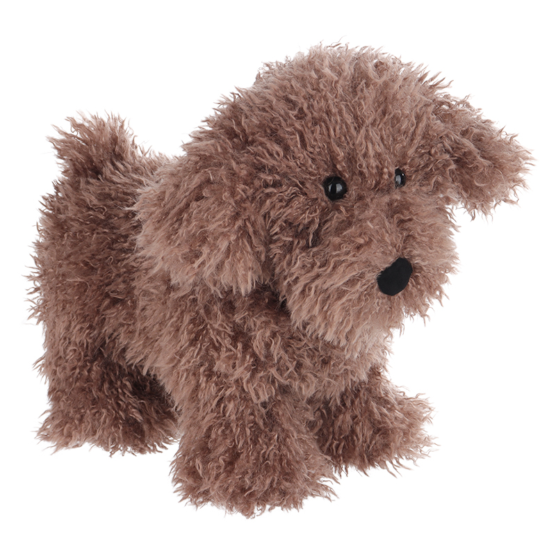 Apricot Lamb Stand Teddy-dark brown Stuffed Animal Soft Plussh Toys